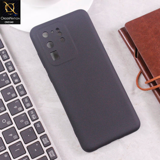 Samsung Galaxy S20 Ultra Cover - Black - New Premium High Quality Matte Sillica Gel Soft Case