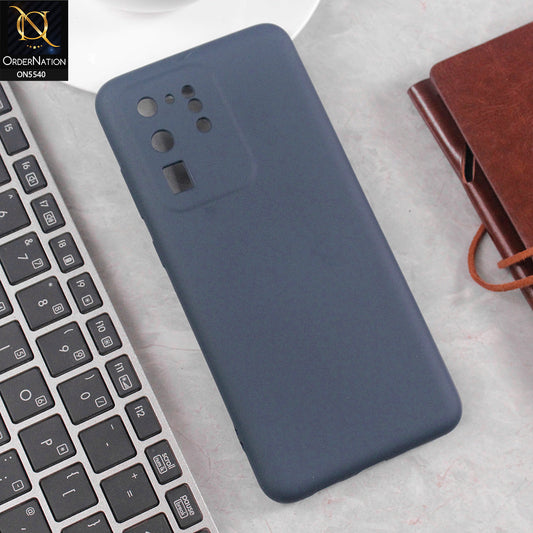 Samsung Galaxy S20 Ultra Cover - Blue - New Premium High Quality Matte Sillica Gel Soft Case