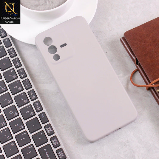 Vivo V23e 5G Cover - Gray -  New Premium High Quality Matte Sillica Gel Soft Case