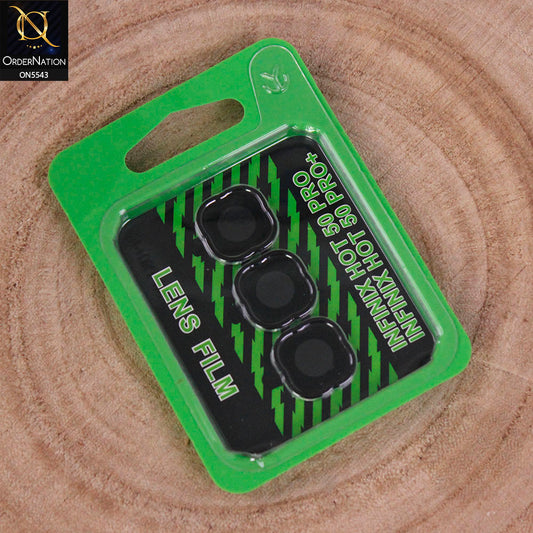 Infinix Hot 50 Pro Camera Protector - Black - Lens Film Anti Scratch Protective Camera Lens Protector