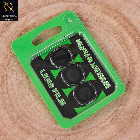 Infinix Hot 60 Pro Plus Camera Protector - Black - Lens Film Anti Scratch Protective Camera Lens Protector