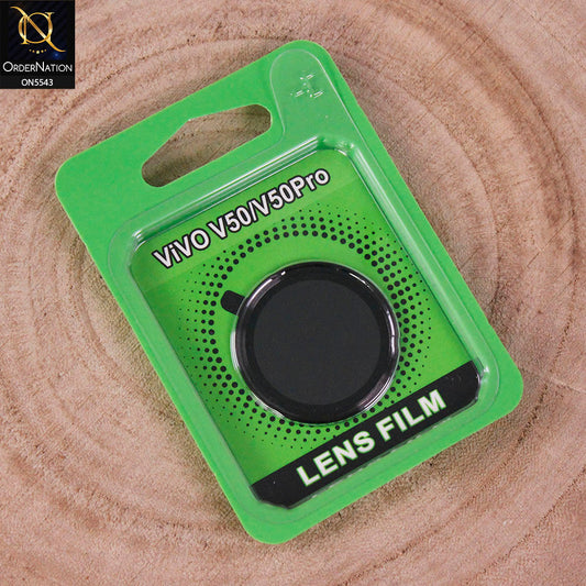 Vivo V50 Camera Protector - Black - Lens Film Anti Scratch Protective Camera Lens Protector