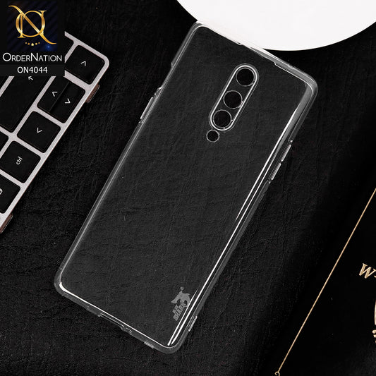 OnePlus 8 Cover - Transparent - Soft Silicone + Tpu case with Camera Bumper Protection