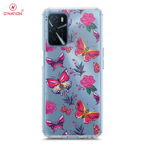 Oppo A55 5G Cover - O'Nation Butterfly Dreams Series - 9 Designs - Clear Phone Case - Soft Silicon Borders