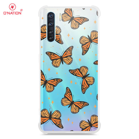Oppo A91 Cover - O'Nation Butterfly Dreams Series - 9 Designs - Clear Phone Case - Soft Silicon Borders