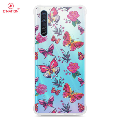 Oppo A91 Cover - O'Nation Butterfly Dreams Series - 9 Designs - Clear Phone Case - Soft Silicon Borders