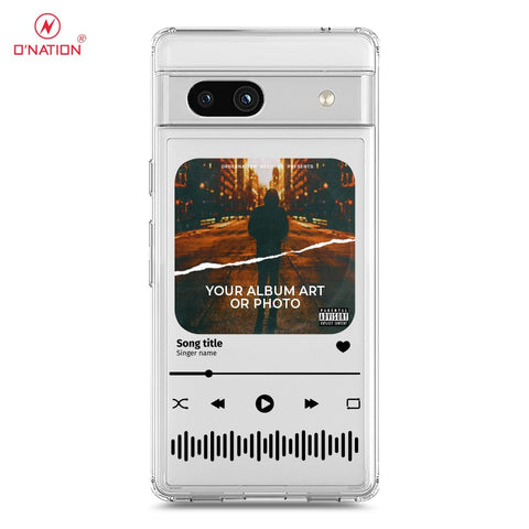 Google Pixel 7a Cover - Personalised Album Art Series - 4 Designs - Clear Phone Case - Soft Silicon Borders