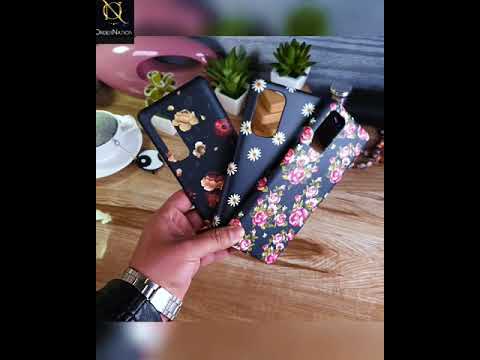 Infinix Hot 12 Cover - Trendy Pink Rose Vintage Flowers Printed Hard Case with Life Time Colors Guarantee