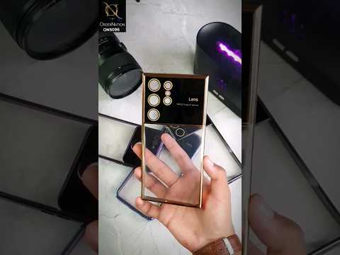 Oppo A11k Cover - Golden - New Color Electroplating Borders Camera Lens Soft Transparent Case