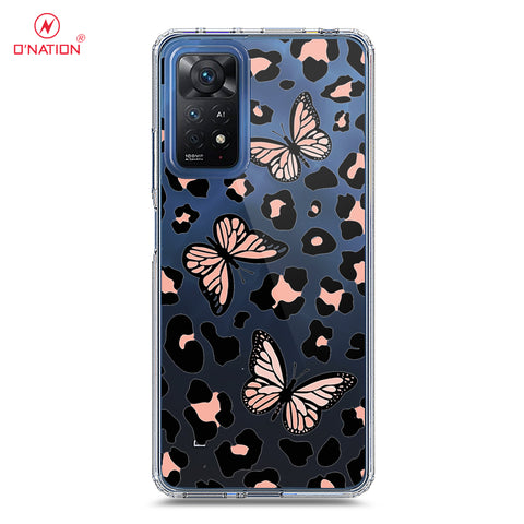 Xiaomi Redmi Note 11 Pro 5G Cover - O'Nation Butterfly Dreams Series - 9 Designs - Clear Phone Case - Soft Silicon Borders