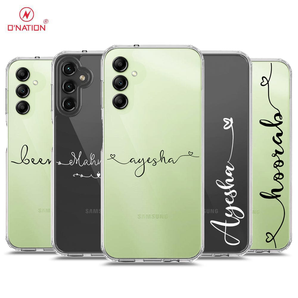 Samsung Galaxy A14 Cover Personalised Name Series Designs