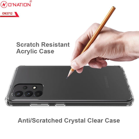 Samsung Galaxy A32 Cover  - ONation Crystal Series - Premium Quality Clear Case No Yellowing Back With Smart Shockproof Cushions