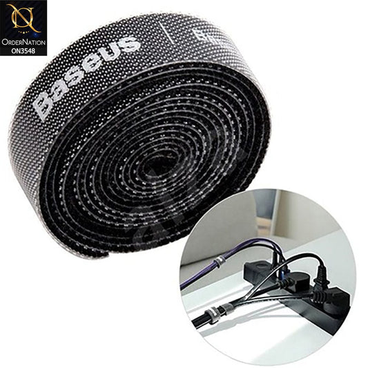 Baseus Rainbow Circle Velcro Straps To Organizing Cables Reuseable 1M