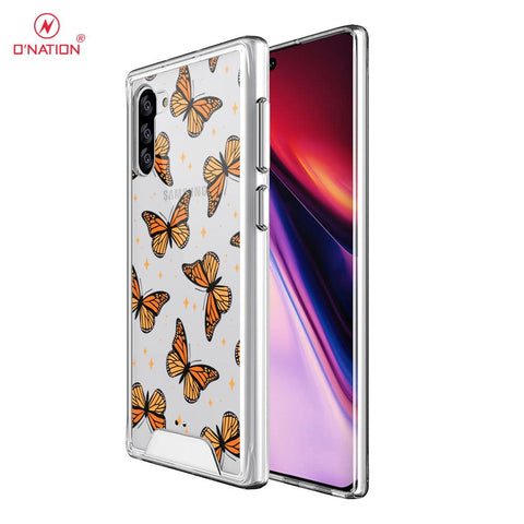Samsung Galaxy Note 10 Cover - O'Nation Butterfly Dreams Series - 9 Designs - Clear Phone Case - Soft Silicon Bordersx