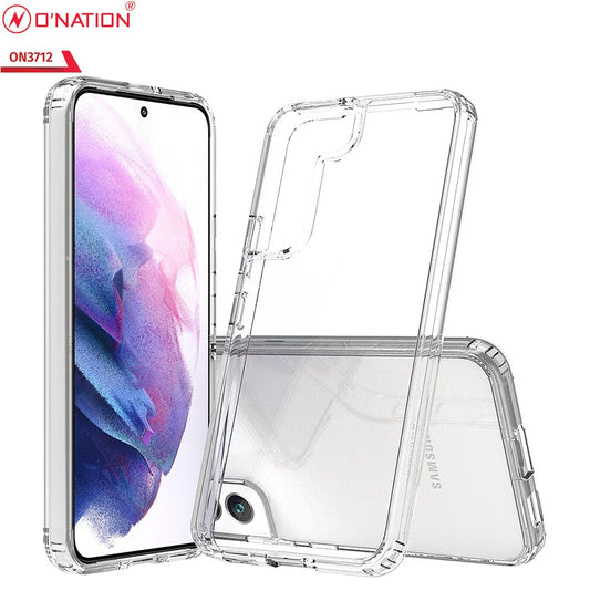 Samsung Galaxy S22 5G Cover  - ONation Crystal Series - Premium Quality Clear Case No Yellowing Back With Smart Shockproof Cushions