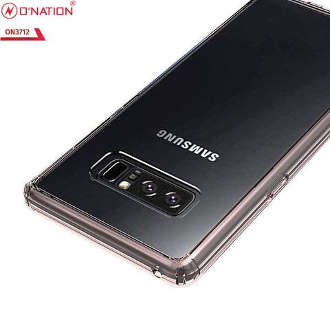 Samsung Galaxy Note 8 Cover  - ONation Crystal Series - Premium Quality Clear Case No Yellowing Back With Smart Shockproof Cushions
