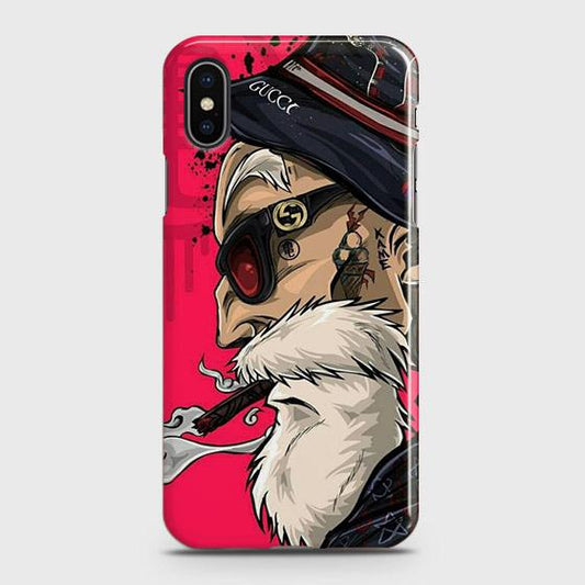 Master Roshi 3D Case For iPhone Xs