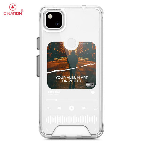 Google Pixel 4a 4G Cover - Personalised Album Art Series - 4 Designs - Clear Phone Case - Soft Silicon Borders