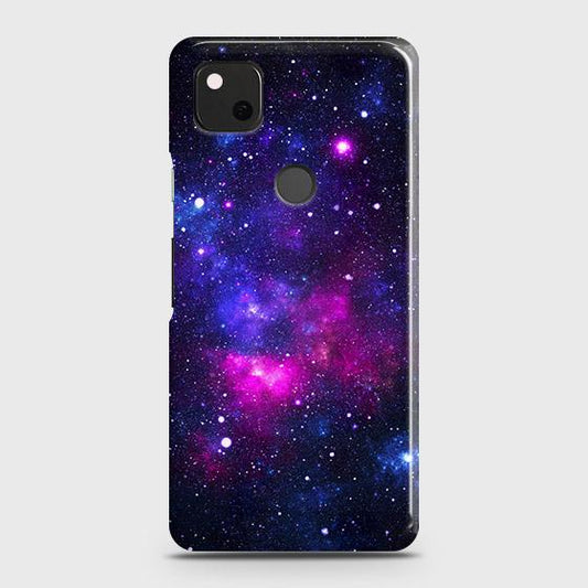 Google Pixel 4a 4G Cover - Dark Galaxy Stars Modern Printed Hard Case with Life Time Colors Guarantee