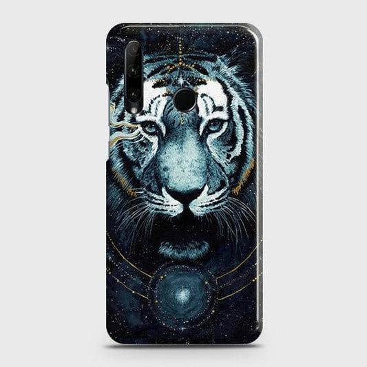 Honor 20 lite Cover - Vintage Galaxy Tiger Printed Hard Case with Life Time Colors Guarantee
