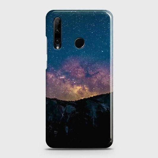 Honor 20 lite Cover - Matte Finish - Embrace Dark Galaxy  Trendy Printed Hard Case with Life Time Colors Guarantee