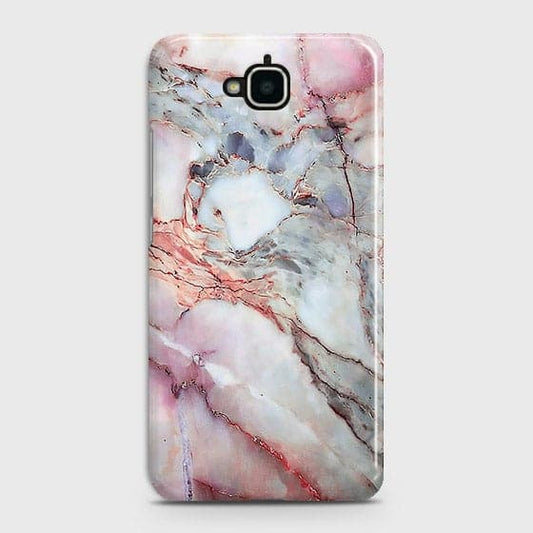 Huawei Y6 Pro 2015 Cover - Violet Sky Marble Trendy Printed Hard Case with Life Time Colors Guarantee