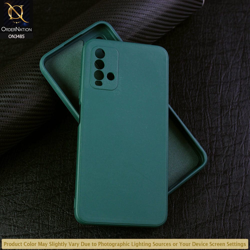Xiaomi Redmi 9T Cover Dark Green ONation Silica Gel Series