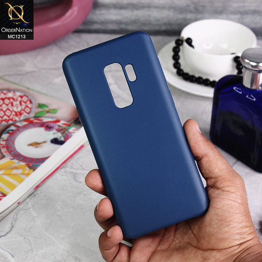 Samsung Galaxy S9 Plus Cover - Blue - Soft Shockproof Sillica Gel Case