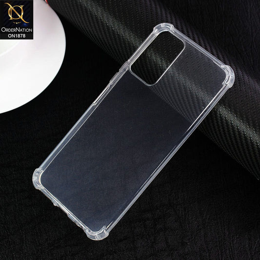 Infinix Hot 12 Cover - Soft 4D Design Shockproof Silicone Transparent Clear Case