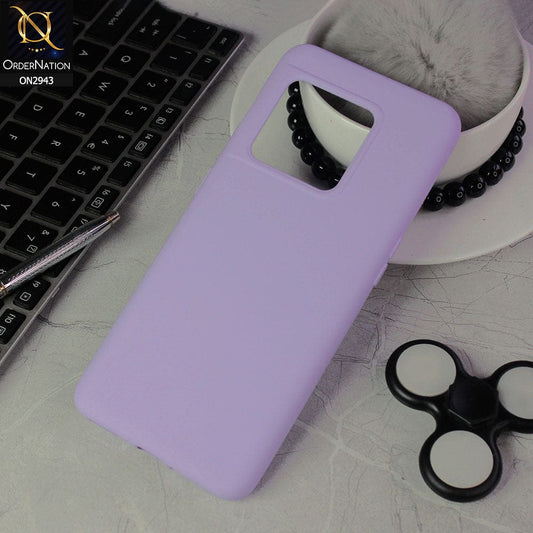 OnePlus 10 Pro Cover - Light Purple - Soft Silicon Premium Quality Back Case