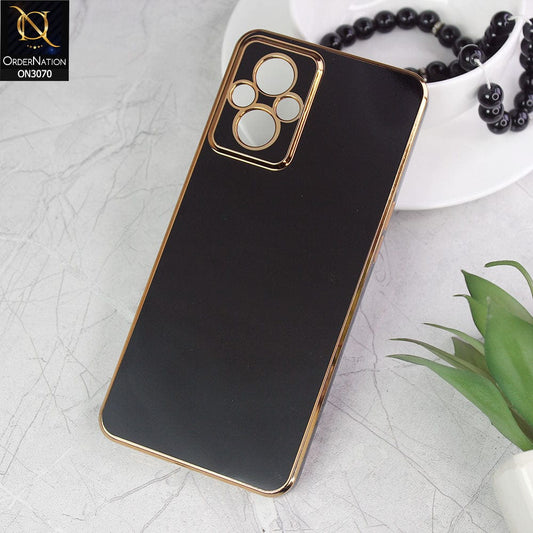 Oppo Reno 7Z 5G Cover - Black - Electroplating Silk Shiny Soft Case With Camera Protection