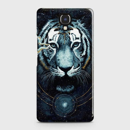 Infinix Note 4 / X572 Cover - Vintage Galaxy Tiger Printed Hard Case with Life Time Colors Guarantee