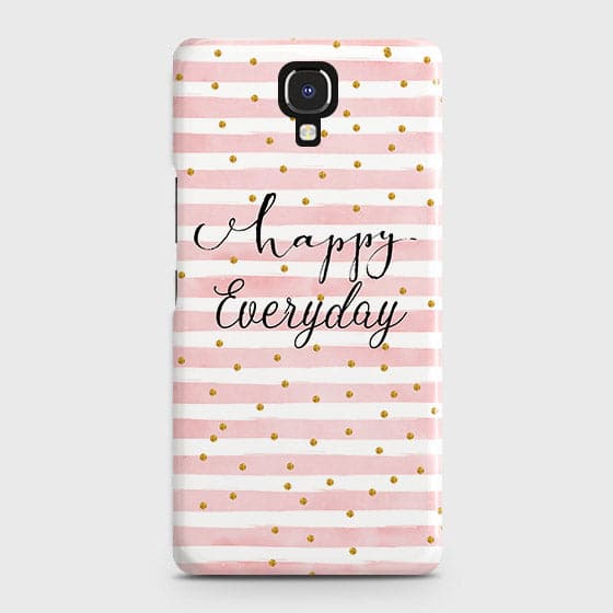 Infinix Note 4 / X572 Cover - Trendy Happy Everyday Printed Hard Case with Life Time Colors Guarantee
