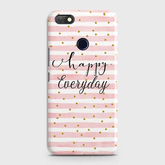 Infinix Note 5 Cover - Trendy Happy Everyday Printed Hard Case with Life Time Colors Guarantee