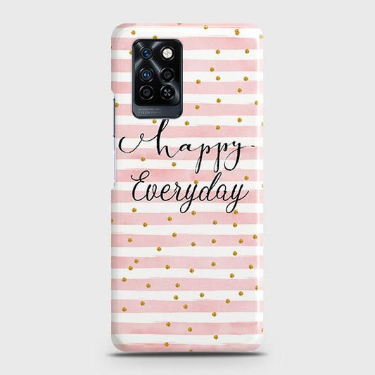 Infinix Note 10 Pro Cover - Trendy Happy Everyday Printed Hard Case with Life Time Colors Guarantee