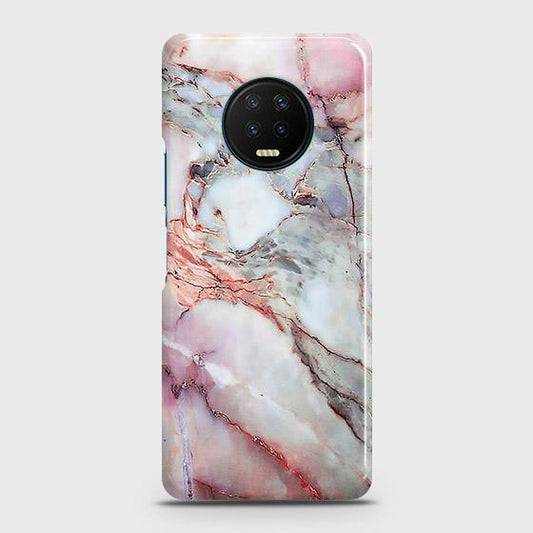 Infinix Note 7 Cover - Violet Sky Marble Trendy Printed Hard Case with Life Time Colors Guarantee ( Fast Delivery )