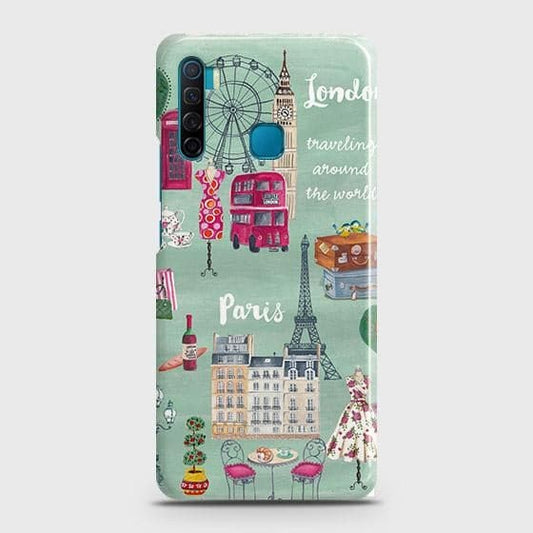 Infinix S5 Cover - Matte Finish - London, Paris, New York ModernPrinted Hard Case with Life Time Colors Guarantee