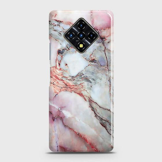 Infinix Zero 8 Cover - Violet Sky Marble Trendy Printed Hard Case with Life Time Colors Guarantee
