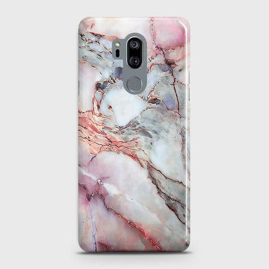 LG G7 ThinQ Cover - Violet Sky Marble Trendy Printed Hard Case with Life Time Colors Guarantee B73