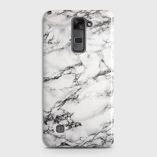 LG Stylus 2 / Stylo 2 Cover - Matte Finish - Trendy Mysterious White Marble Printed Hard Case with Life Time Colors Guarantee