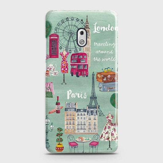 Nokia 2.1 Cover - Matte Finish - London, Paris, New York ModernPrinted Hard Case with Life Time Colors Guarantee