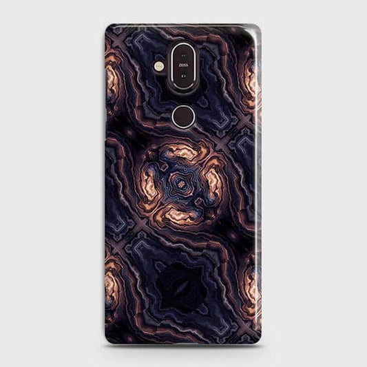 Nokia 8.1 Cover - Source of Creativity Trendy Printed Hard Case with Life Time Colors Guarantee