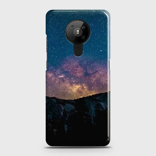 Nokia 5.3 Cover - Matte Finish - Embrace Dark Galaxy  Trendy Printed Hard Case with Life Time Colors Guarantee
