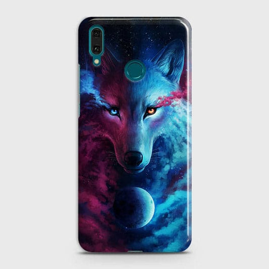 Huawei Nova 3i / P Smart Plus Cover - Infinity Wolf Trendy Printed Hard Case with Life Time Colors Guarantee