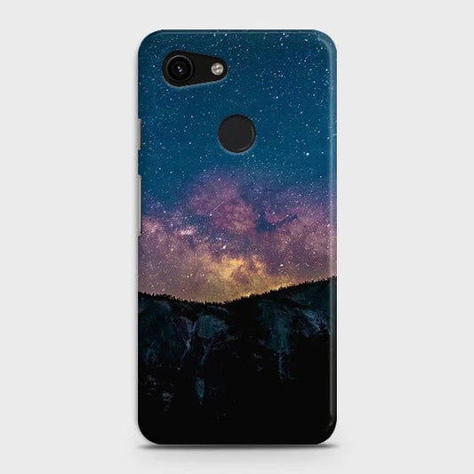 Google Pixel 3a XL Cover - Matte Finish - Embrace Dark Galaxy Trendy Printed Hard Case with Life Time Colors Guarantee