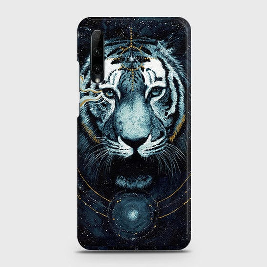 Honor 30i Cover - Matte Finish - Vintage Galaxy Tiger Printed Hard Case with Life Time Colors Guarantee