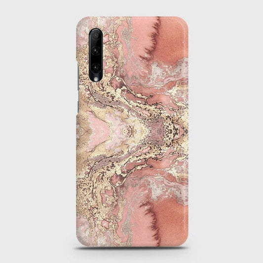 Honor 30i Cover - Matte Finish - Trendy Chic Rose Gold Marble Printed Hard Case with Life Time Colors Guarantee