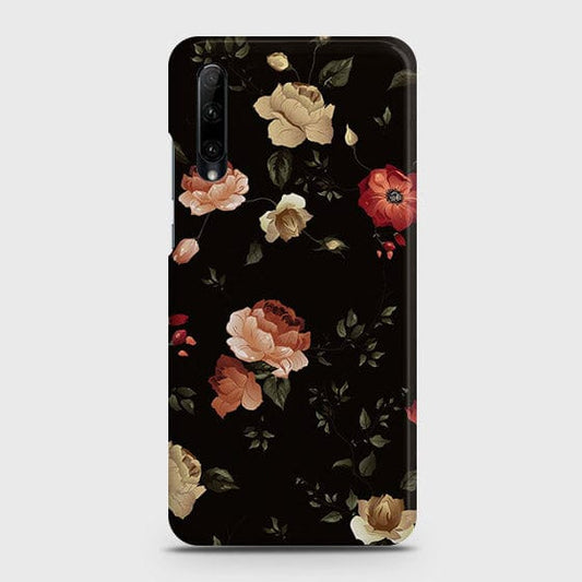 Honor 30i Cover - Matte Finish - Dark Rose Vintage Flowers Printed Hard Case with Life Time Colors Guarantee