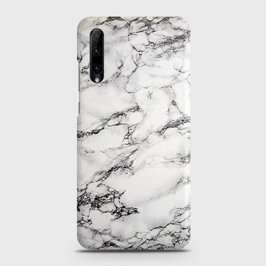 Honor 30i Cover - Matte Finish - Trendy White Floor Marble Printed Hard Case with Life Time Colors Guarantee