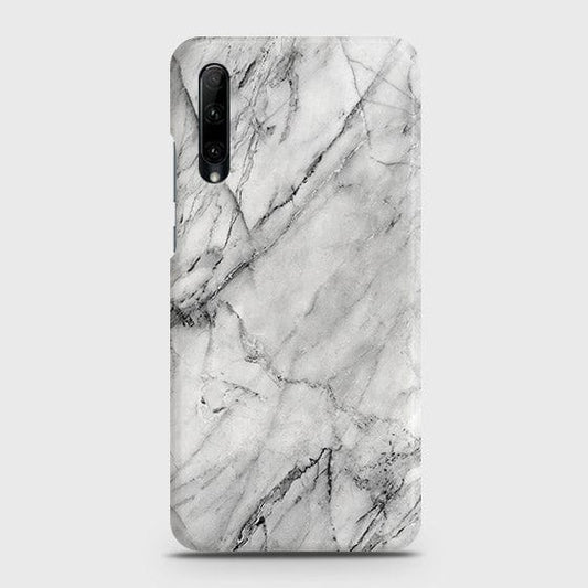 Honor 30i Cover - Matte Finish - Trendy White Marble Printed Hard Case with Life Time Colors Guarantee